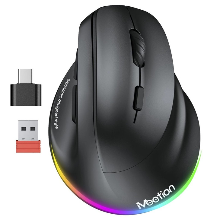 Meetion Ergonomic Wireless Vertical Mouse 