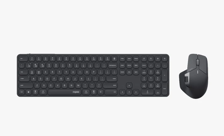 RAPOO 9560M Multi-mode Wireless Ultra-slim Mouse & Keyboard Combo