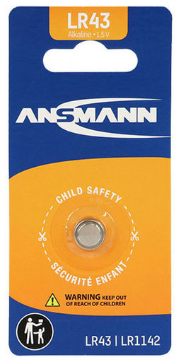 LR43 ALKALINE 1.5V - ANSMANN