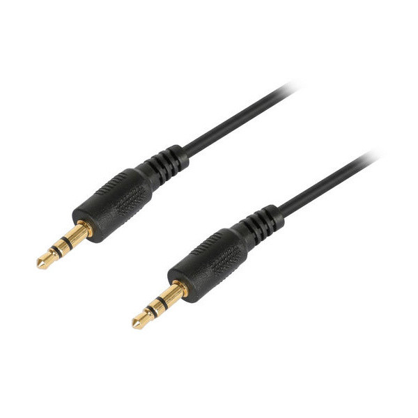 3.5MM STEREO AUDIO LEAD - 1.0M BLACK