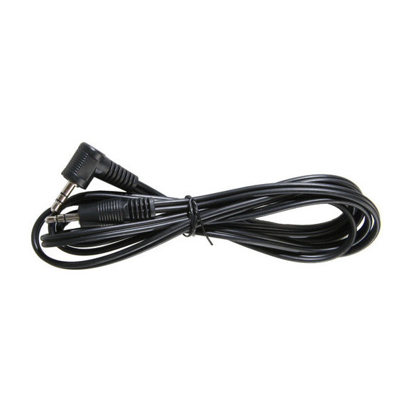 3.5MM STEREO AUDIO LEAD RIGHT ANGLE - 1.5M BLACK