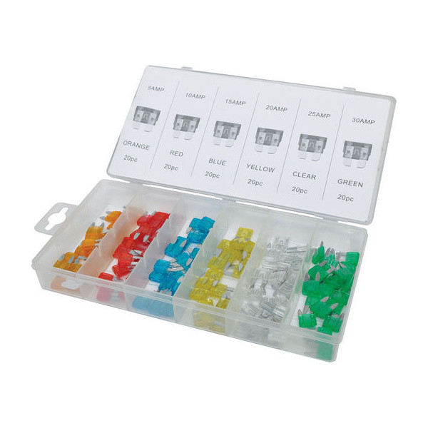 MINI BLADE FUSE KIT - 120 PIECES