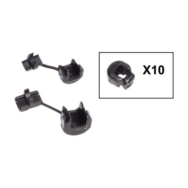 STRAIN RELIEF BUSHING - 5Ø CABLE 7Ø HOLE - 10 PACK