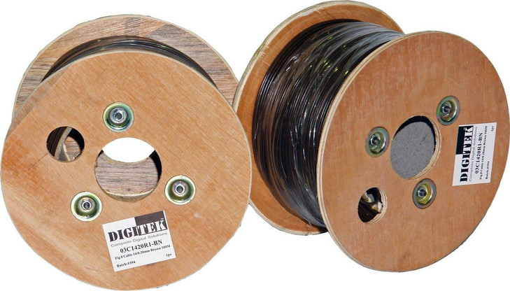 Digitek Figure 8 14 Strand/0.20mm 100m Reel - Brown