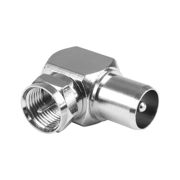 Digitek F Type Male to Pal Male Right Angle Adaptor