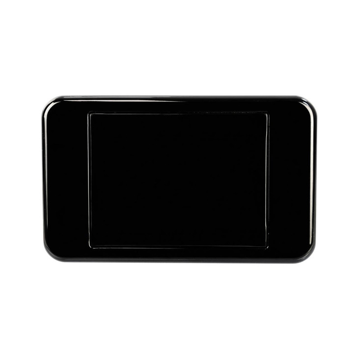 Digitek Blank Wallplate - Black
