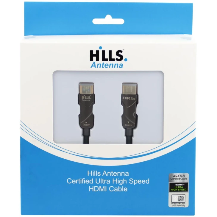 Hills Antenna BC85419 8K Ultra High-Speed HDMI® Active Optical Cable (AOC) - 10M