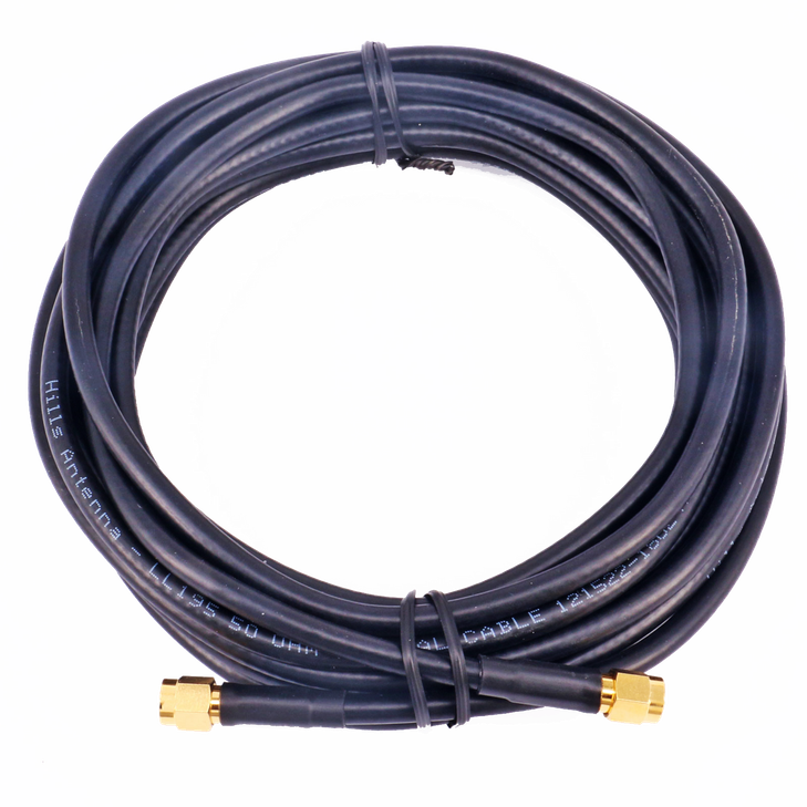 Hills Antenna SMA Male to SMA Male Patch Lead in LL195 - 5M