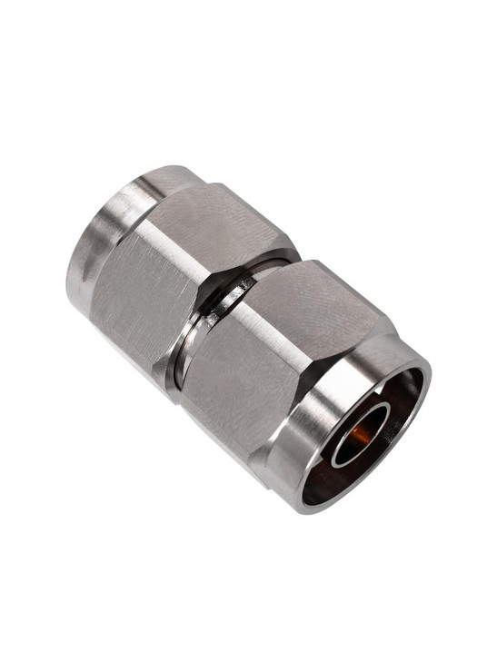 Hills Antenna N Male to N Male Adaptor - Nickel Plated Body