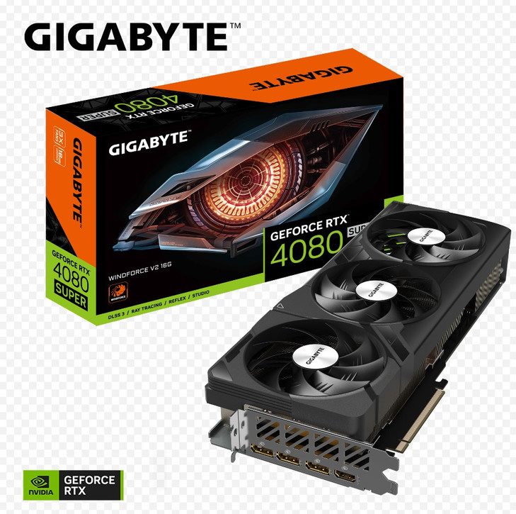 Gigabyte GeForce RTX™ 4080 SUPER WINDFORCE V2 16G GDDR6X Video Card