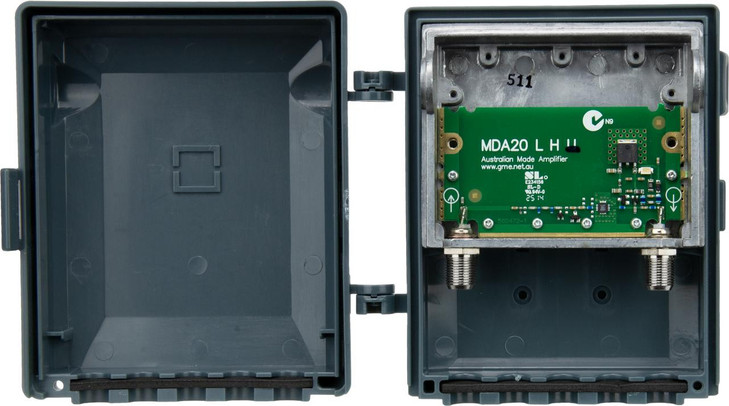 Kingray MDA20UT 19dB UHF Masthead Distribution Amplifier, Fully Shielded, Low Noise