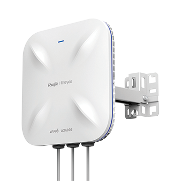 Wi-Fi 6 Outdoor Directional Access Point AX6000 802.11ax Dual-band 5.95 Gbps with SFP Fibre Port and 2.5GbE