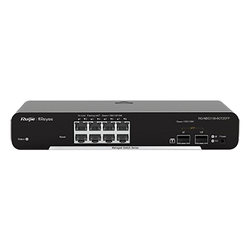 10 Port Gigabit Layer 2 Business-Class Cloud-Managed Non-PoE Network Switch (8x RJ45 GbE, 2x SFP)