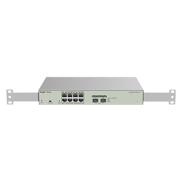 10 Port Gigabit Layer 2 Business-Class Cloud-Managed PoE Network Switch (8x PoE+, 2x SFP), 125 W