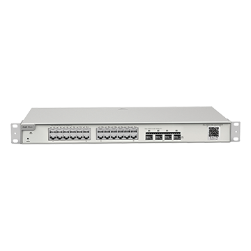 28 Port Gigabit Layer 3 Business-Class Cloud-Managed Non-PoE Network Switch (24x RJ45 GbE, 4x SFP)