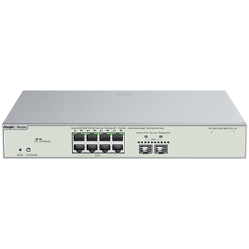 10 Port Multi-Gigabit Layer 3 Business-Class Managed PoE Network Switch (8x 2.5 Gbps PoE++, 2x 10GE SFP+), 370 W