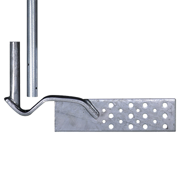 1.8m Gutter Kit with Separate Mast
