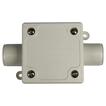Universal 4 Way Conduit Junction Box - 25mm with 20mm Reducers