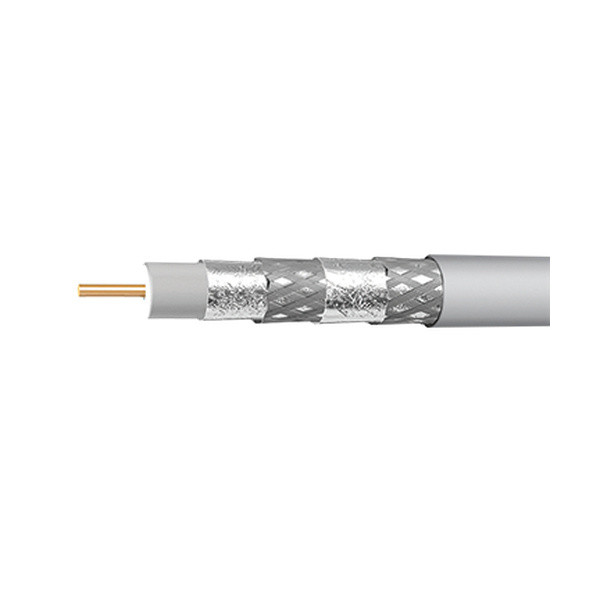 305m RG6 White Quad-shield Coaxial Cable Reel