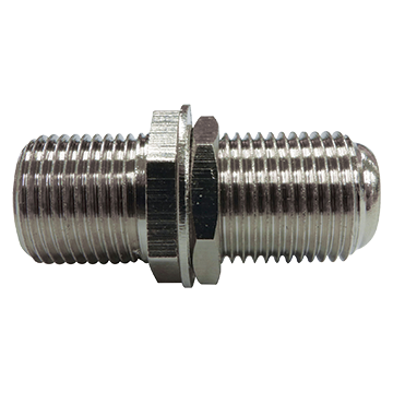 'F' Female to 'F' Female Adaptor with Nuts and Washers (20 Pack)
