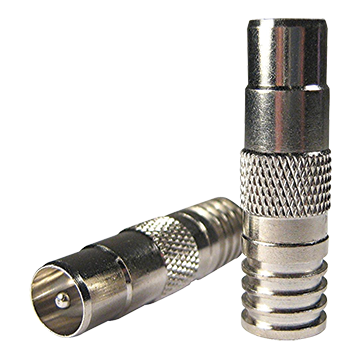 RG6 IEC (PAL) Male Crimp Connector (10 Pack)