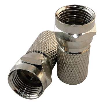 RG6 'F' Type Twist On Connector (20 Pack)