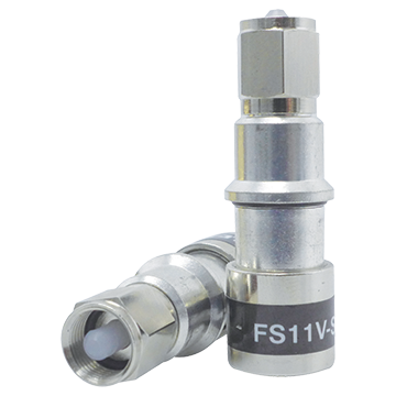 Compression Connector for RG11 Foxtel Approved Quad-Shield Cables (50 Pack)
