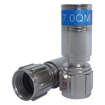 RG6 Quick Mount Universal Compression Connector (100 Pack)