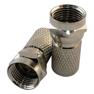 RG6 'F' Type Twist On Connector (100 Pack)