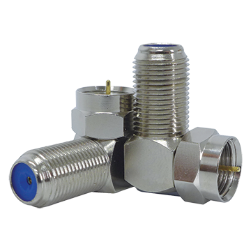 Adaptor 'F' Male to 'F' Female Elbow 3GHz