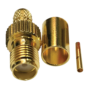 SMA Crimp Socket for LL-LMR195 and RG58 50 Ohm Cable