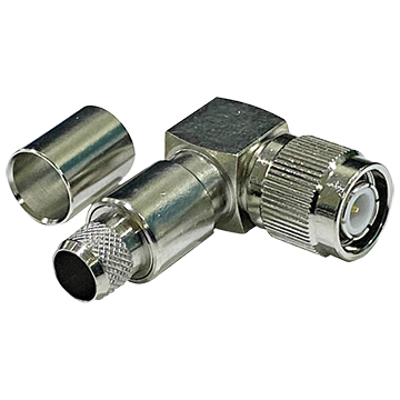 TNC400 Right Angled Plug (No Solder) for LL-LMR400 Cable