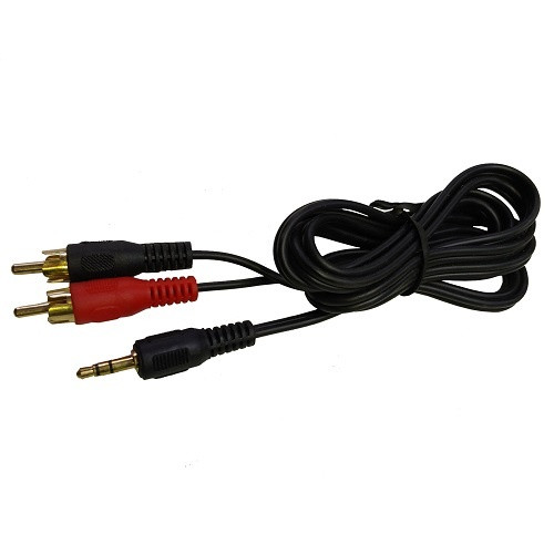 AUSC00058 Genreic 3.5 ST Plug - 2 x RCA Plug 2m