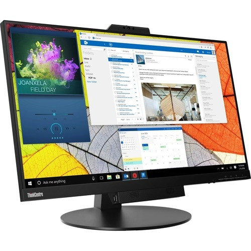 Lenovo 11JHRAR1AU, ThinkCentre TIO27, 27" IPS QHD LED Screen, 2560x1440, 16:9, 4ms, 1xHDMI, 1xDP, USB, Speakers, VESA, Adjustable Height, Tilt, Swivel, Pivot, Webcam