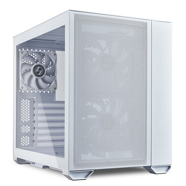 Lian Li PC-O11 AMW, Air Mini Mesh, Mini-Tower, Tempered Glass, Drive Bays: 3x3.5", 3x2.5", Expansion Slot: 8, Motherboard Support: E-ATX/ATX/Micro-ATX/ITX, Pre-installed Fan: 3x120mm, White