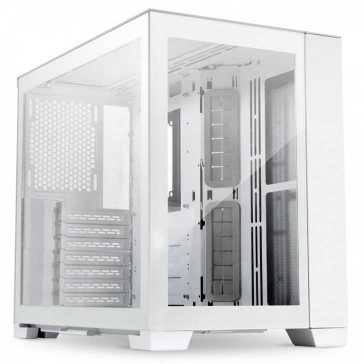 Lian-Li PC-O11DMI-SNOW, O11-Dynamic, Mini-Tower, Tempered Glass, Drive Bays: 2x3.5", 2x2.5", Expansion Slot: 7, Motherboard Support: Mini-ITX/Micro-ATX/ATX, Snow White