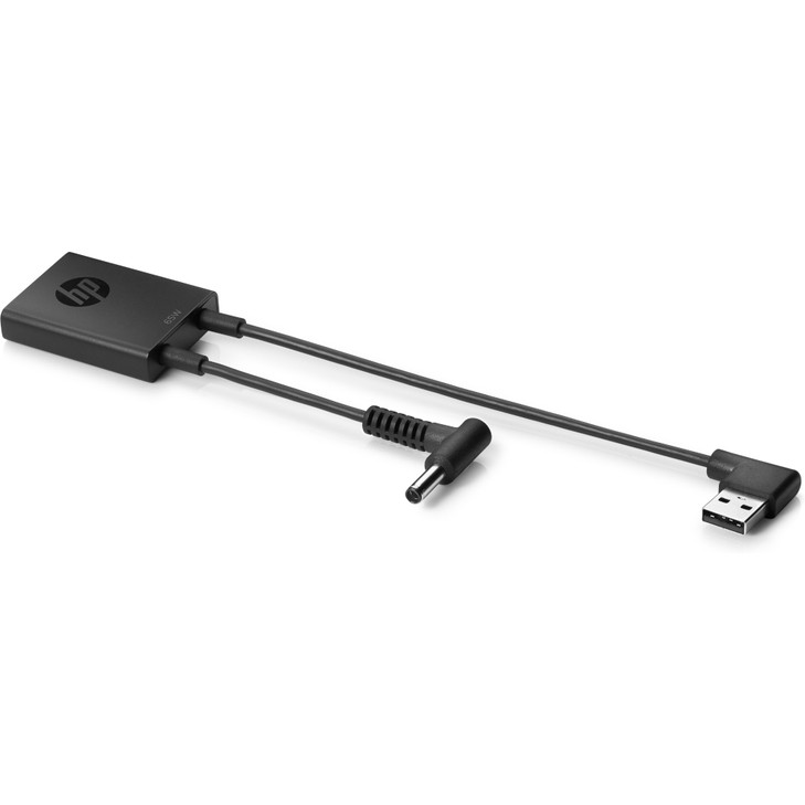 HP 6LX61AA, 4.5mm, USB-C Dock Adapter G2, Wired, Black