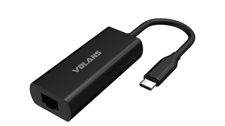 Volans VL-RJ45S-C, Aluminium USB-C to 2.5GbE Ethernet Network Adapter