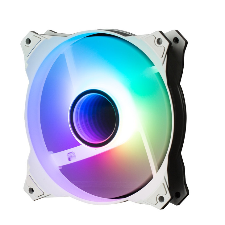 Zalman ZM-IF120 WH, Size: 120mm, Airflow: 55.2CFM, Noise: 21dBA, ARGB, White