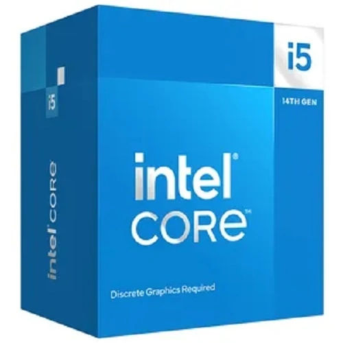 Intel BX8071514400F, Core i5-14400F, LGA 1700 Socket, 10 Cores, 16 Threads, Turbo: 4.7GHz, Cache: 36MB