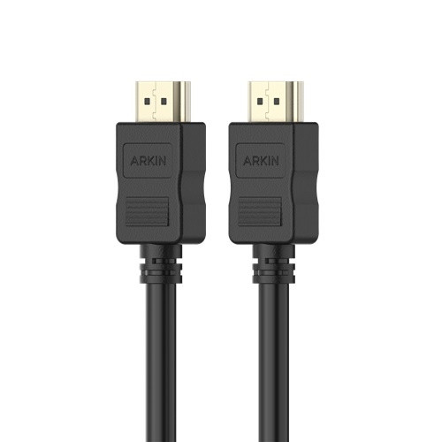 Arkin AR-HDMI-4K-1, HDMI 2.0 Cable with Ethernet, Male to Male, Speed: 18Gb/s, Length: 1m, Black