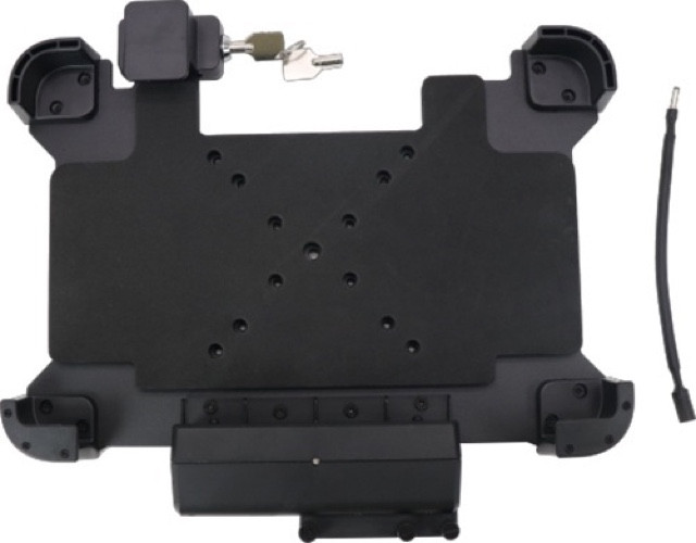 OneRugged Vehicle Mount, Vehicle Mounting Dock for the M10A Rugged Tablet, 1 Inch Vehicle Mount for M10A (Big+small vesa+Long tube)