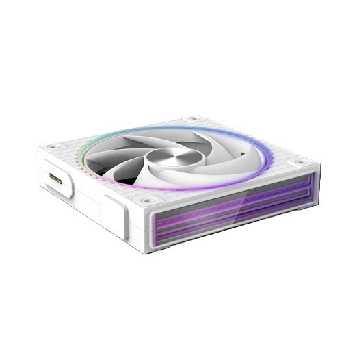 Zalman ZM-DF120 WHITE, ARGB Fan: 120mm, PWM, 2300RPM, Air Flow: 70.1CFM, Noise Level: 34.5dB(A), LifeSpan: 70,000 hours, White