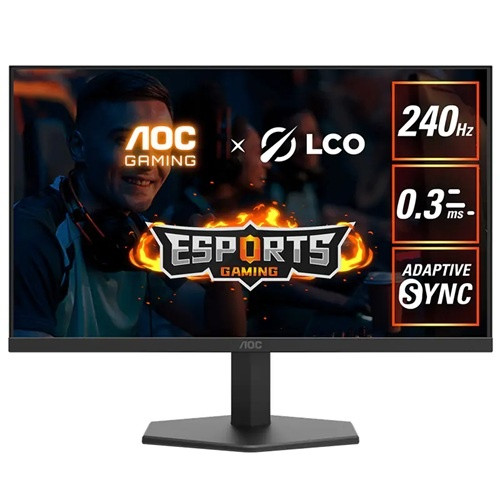 AOC 27G11ZE2-P, Budget Gaming 27" FHD IPS Monitor, 1920x1080, 16:9, 0.3ms, 240Hz, Adaptive Sync, 1x HDMI, 1xDP, VESA, Tilt