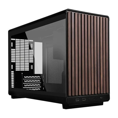 Lian Li PC-A3X-WDG, Li DAN-A3 Wood Micro ATX Case, Tempered Glass, Drive Bays: 2×2.5” SSD, 1×2.5” SSD or 1×3.5” HDD, Expansion Slot: 4, Fan: 120mm, Motherboard Support: M-ATX/ITX