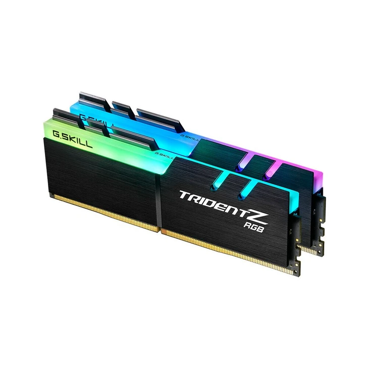 G.SKILL Trident Z RGB RAM Module for Desktop PC, Motherboard - 64 GB (2 x 32GB) - DDR4-3200/PC4-25600 DDR4 SDRAM - 3200 MHz - CL16 - 1.35 V - Non-ECC - Unbuffered - 288-pin - DIMM - Lifetime Warranty