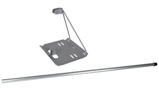 IRON ROOF ANTENNA MOUNT WITH 1.2M MAST - GREY - TPM10
