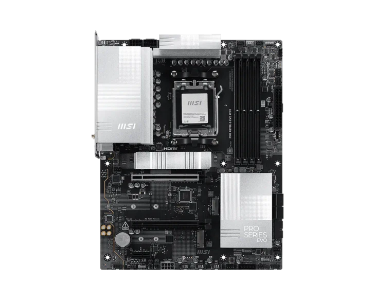 MSI PRO X870E-S EVO WIFI MOTHERBOARD