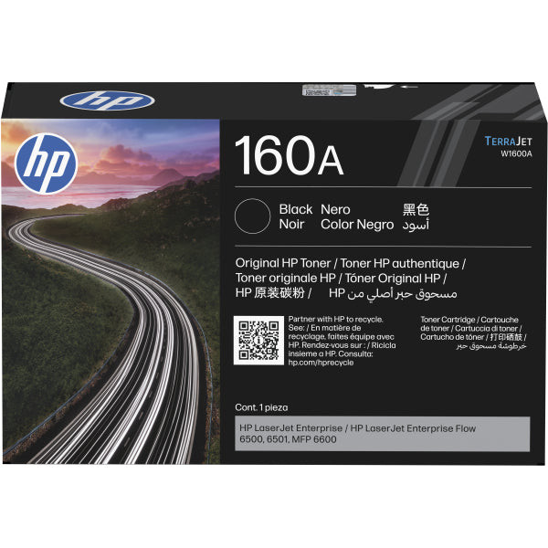 HP #160A Black Toner W1600A
