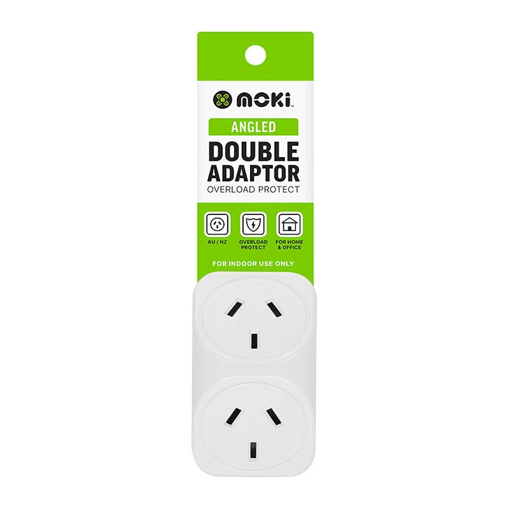 Moki Angled Double Power Adapt